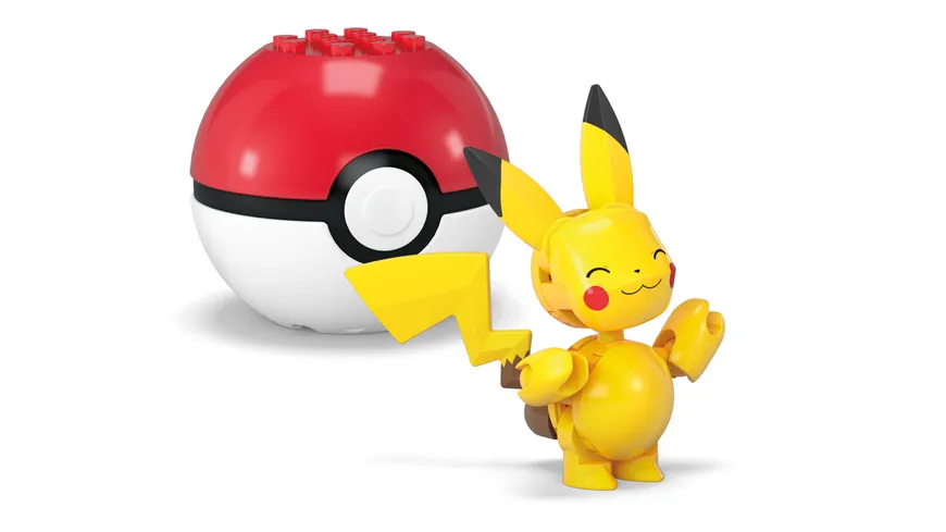 MEGA Pokémon POKÉ BALL COLL. (COLL. OF 3) - PIKACHU AND ZUBAT (OS)