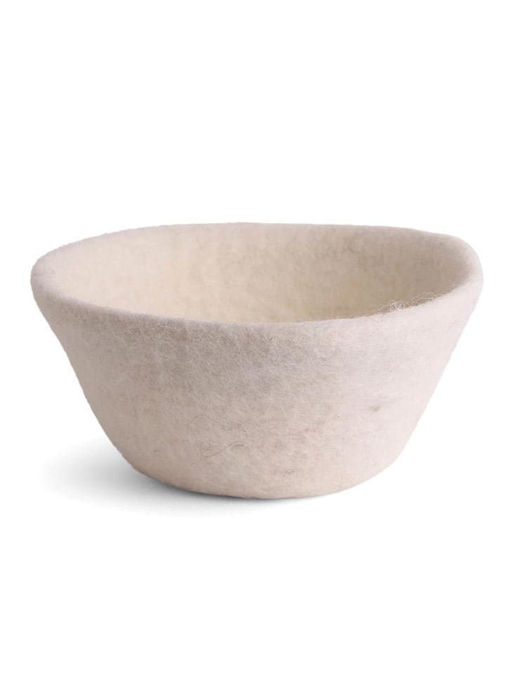 FILZLIG Dekoschale in Creme - (H)9 x Ø 15 cm günstig kaufen onesize