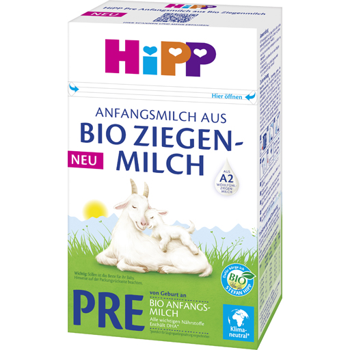 HIPP BIO Anfangsmilch aus Bio Ziegenmilch PRE  400 g  Pulver