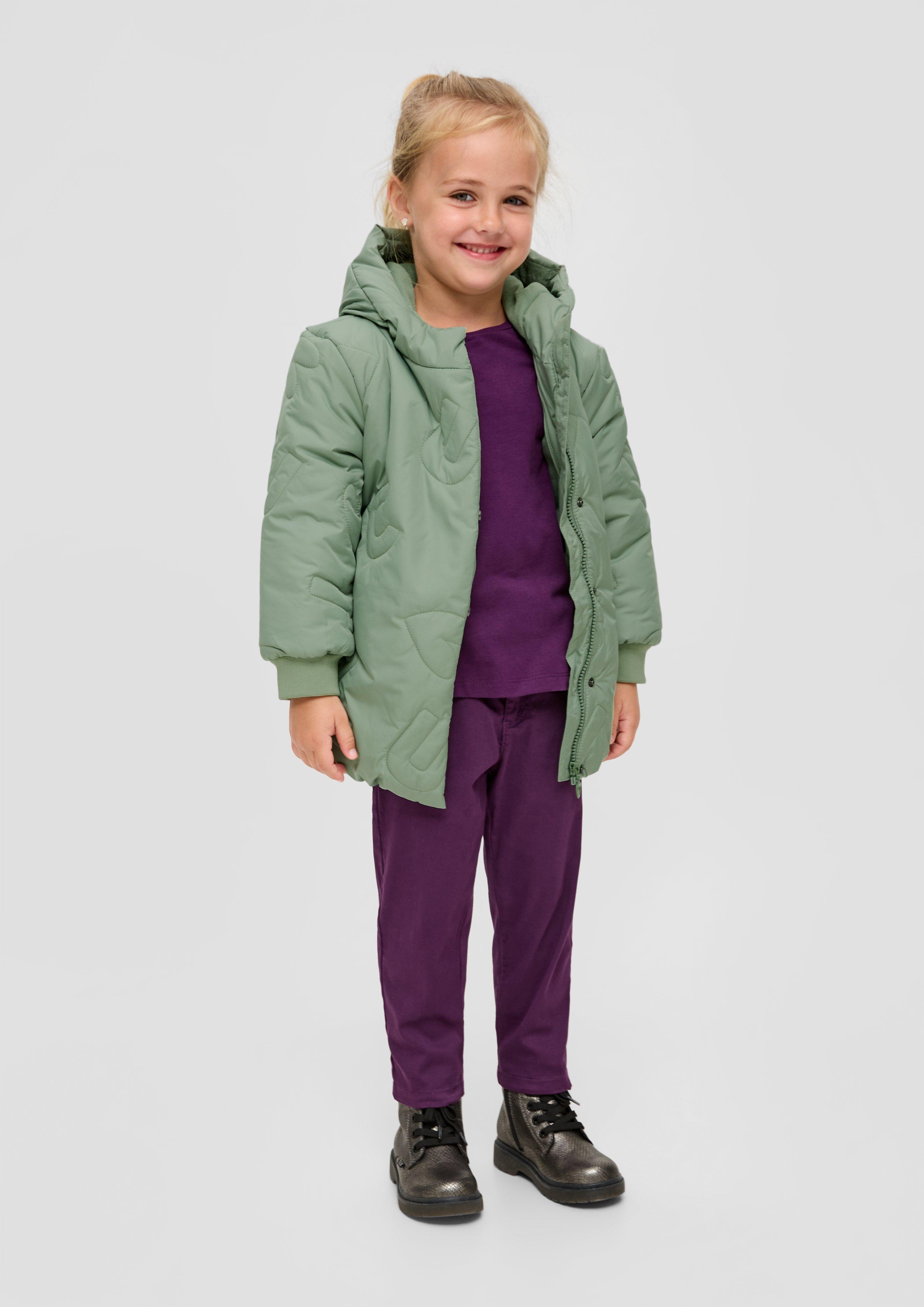 Lange Jacke mit Steppung  2132185-7370