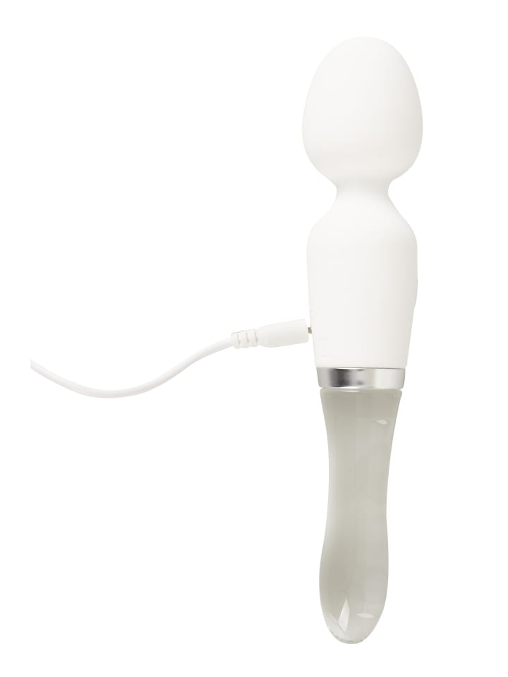 Liaison Massagestab Wand LED Vibrator in weiß günstig kaufen 21,5 cm