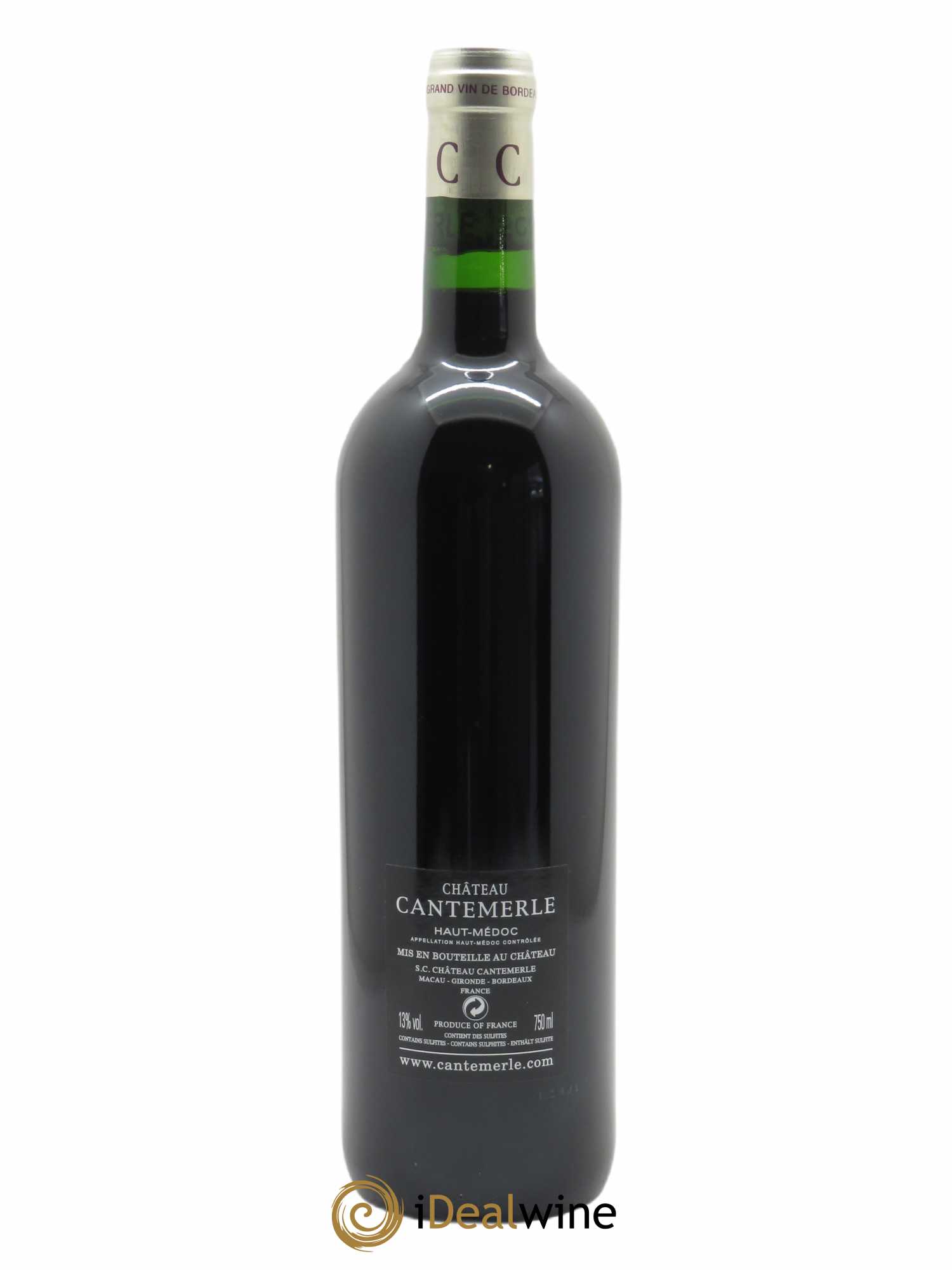 Château Cantemerle 5ème Grand Cru Classé (CBO à partir de 6 bts) 2014 - Lot de 1 Bouteille