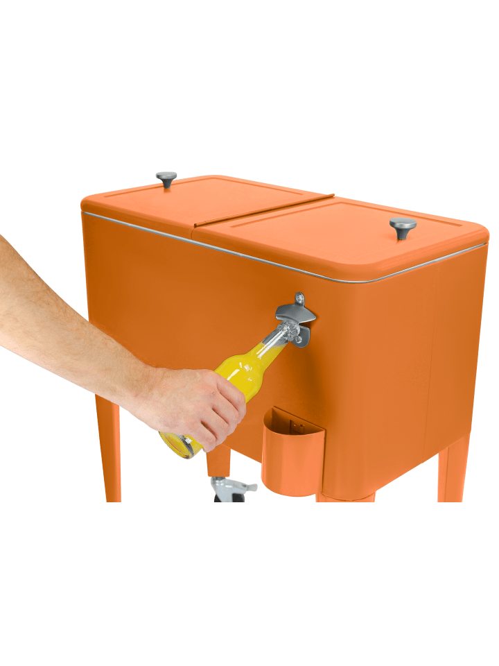 Beachtrekker Kailua Cooler - Kühlbox, Kühlwagen, Getränkekühler, Orange günstig kaufen onesize