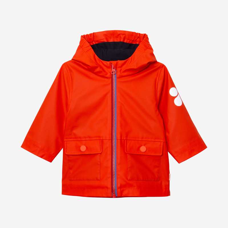 Parka bébé orange feu Catimini