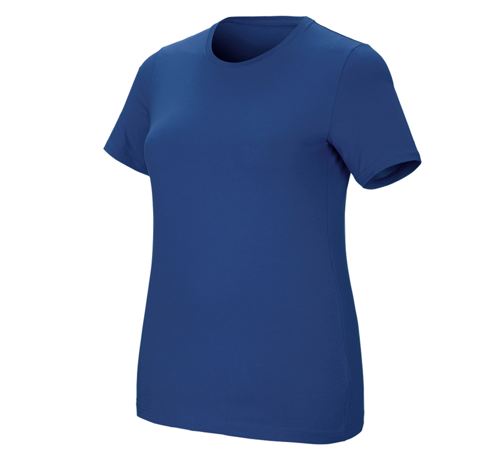 e.s. T-Shirt cotton stretch, Damen, plus fit