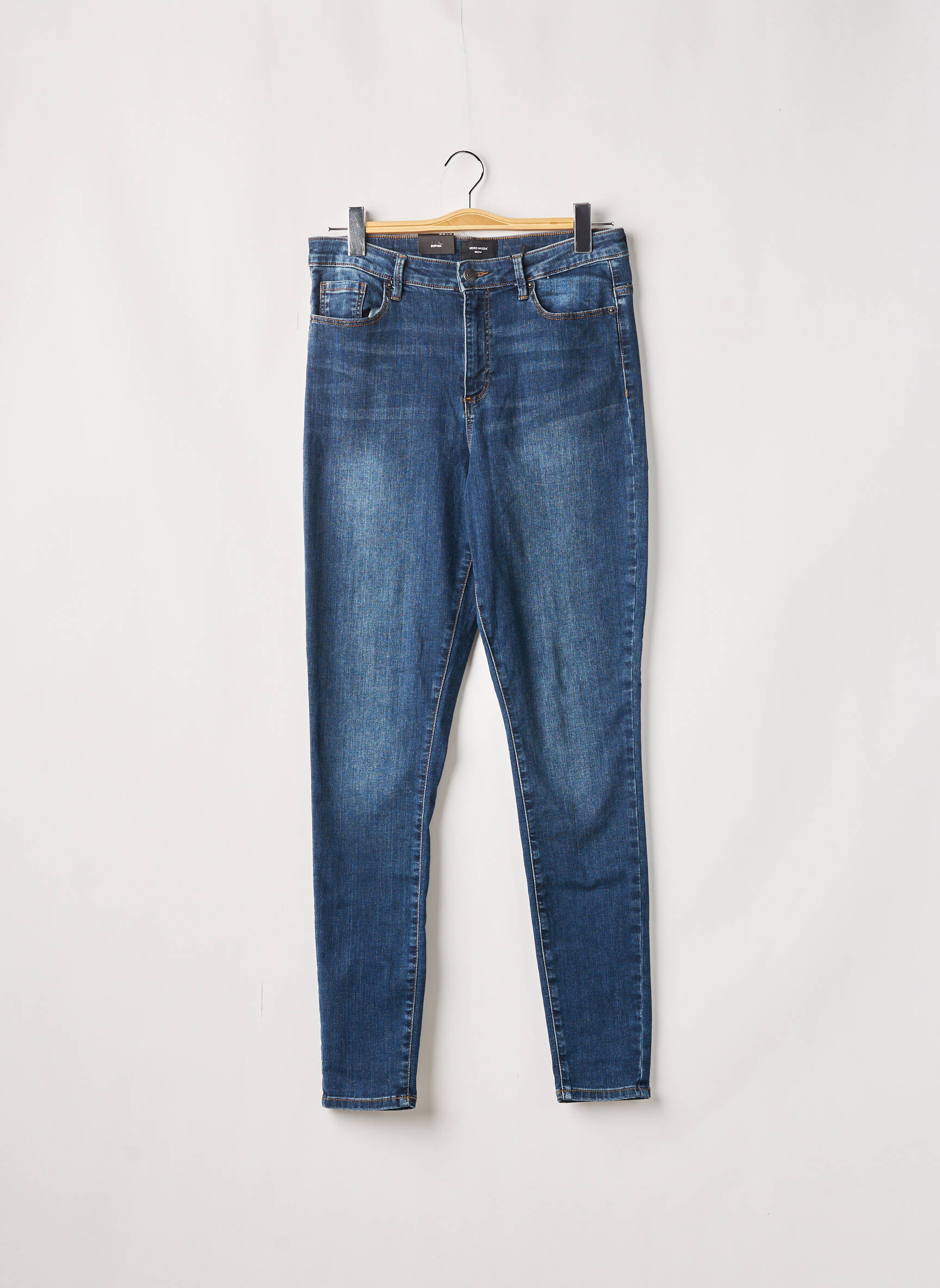 Only Jeans Skinny Femme couleur bleu