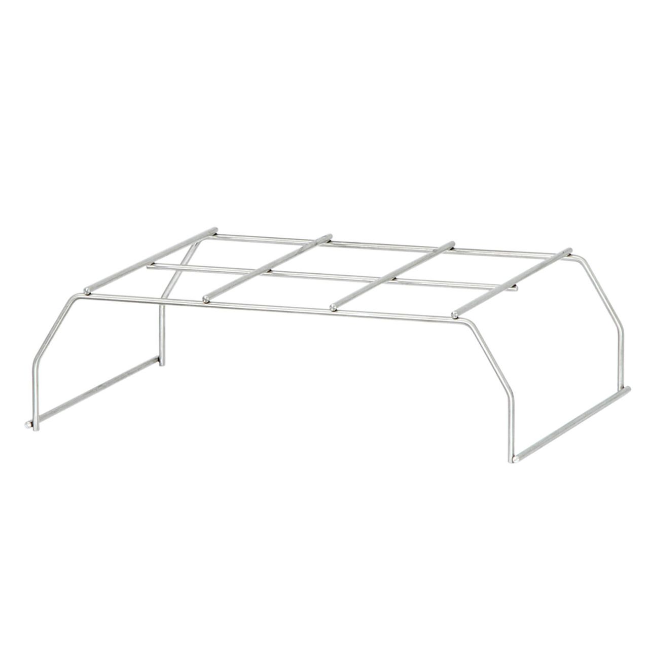PaellaWorld International Paella World Pizza-Rack für alle Multi-Kulti Grill-Systeme Edelstahl 2 Pizzen 26 cm x 34,5 cm 26 cm x 26,5 cm 10cm