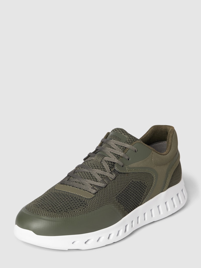 Sneaker mit Mesh-Besatz Modell 'OUTSTREAM' in khaki