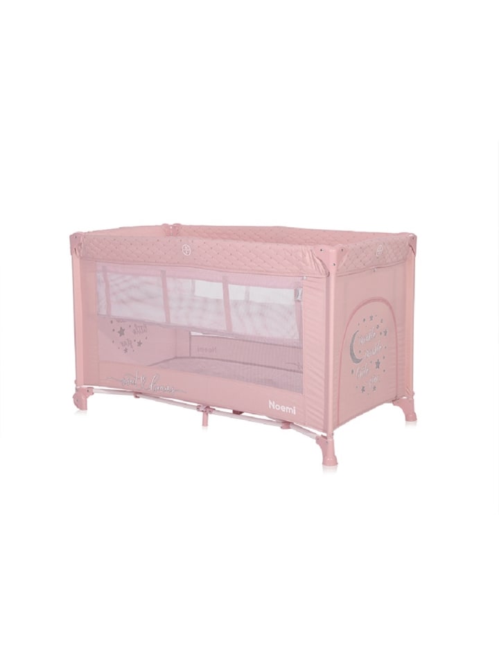 Lorelli Reisebett Noemi 2 Ebenen in rosa günstig kaufen 60x120 cm