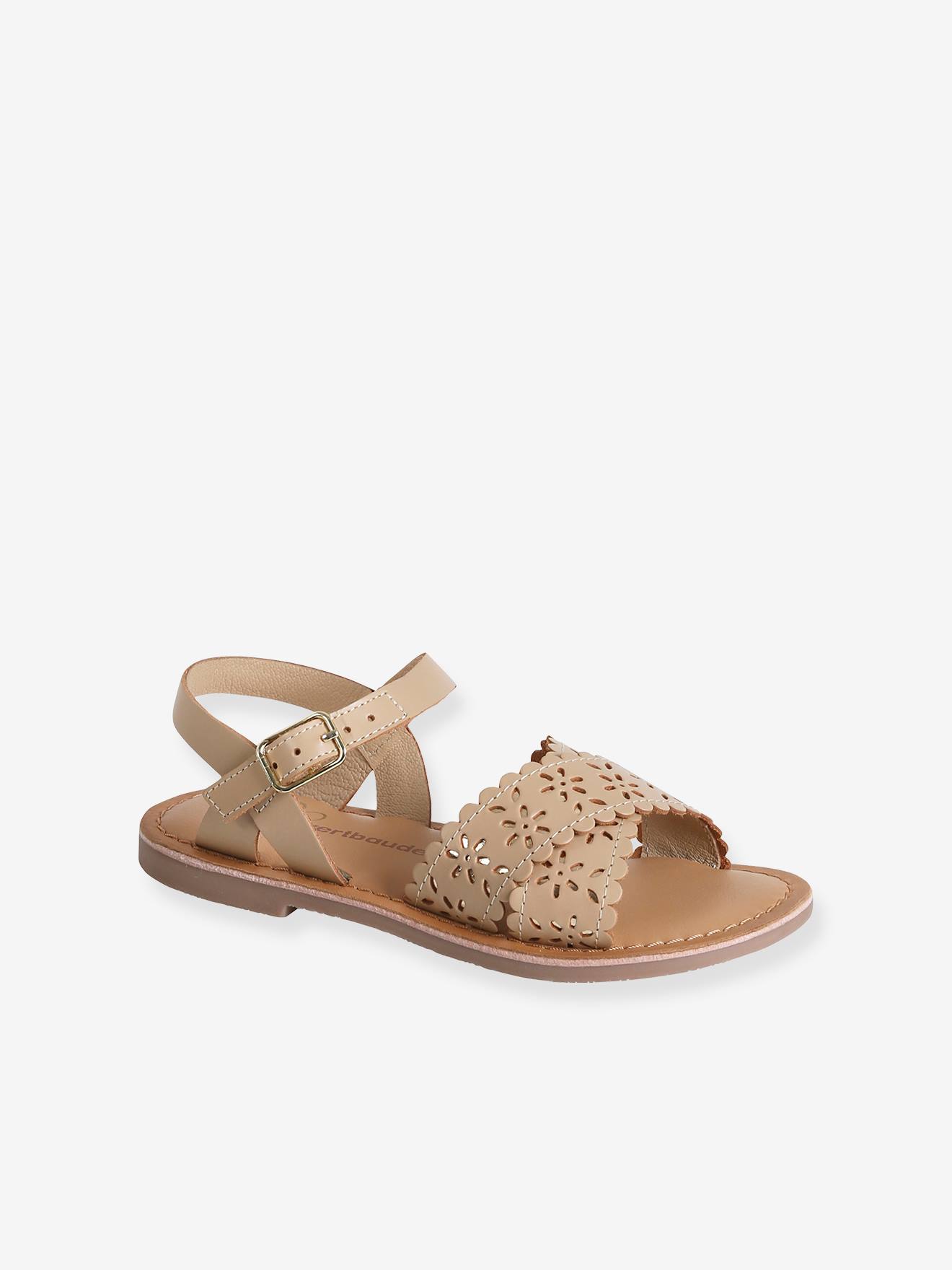 Vertbaudet Mädchen Sandalen - weiß