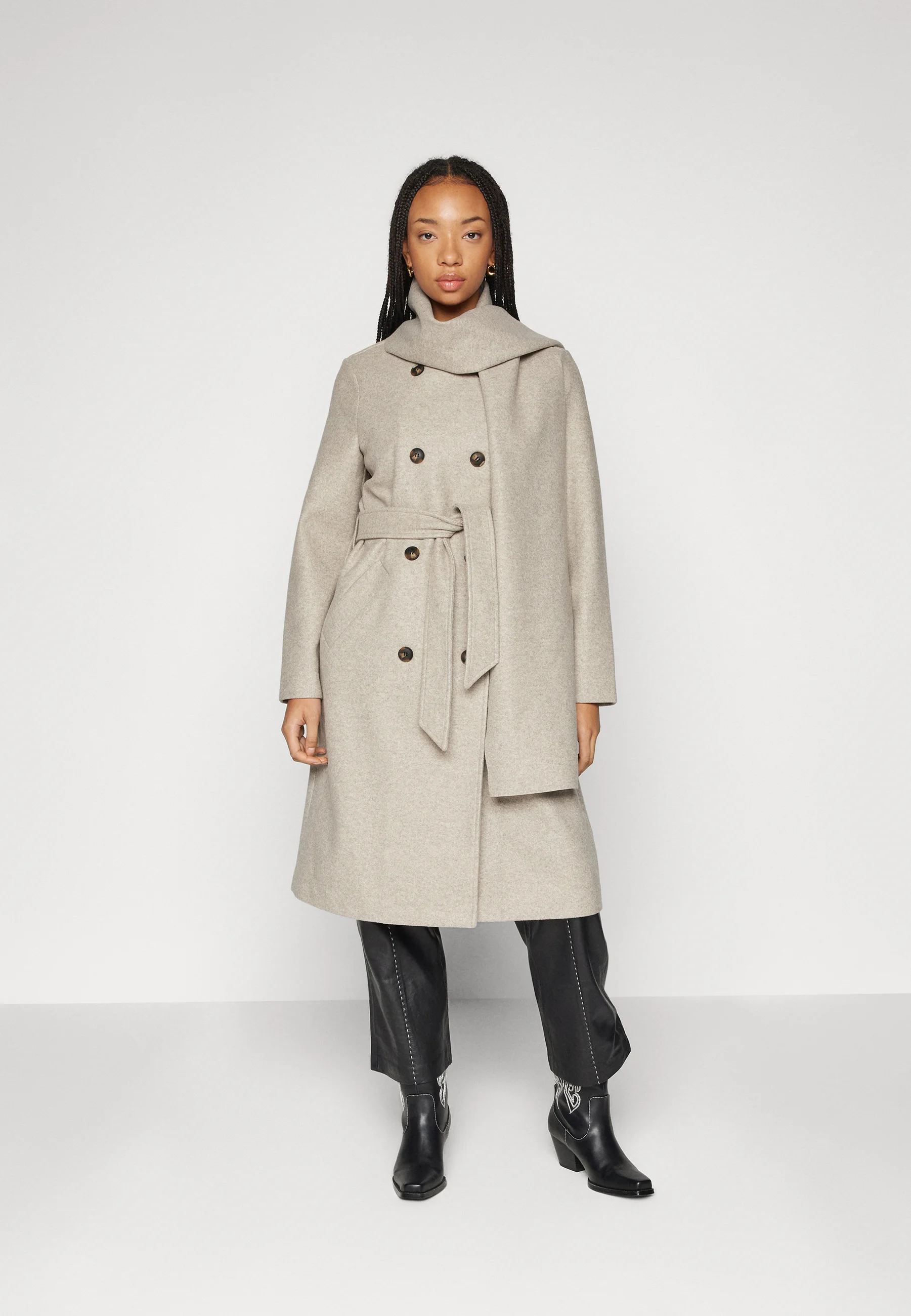 Vero Moda VMFORTUNEAYA ABRIGO BUFANDA - Abrigo clásico