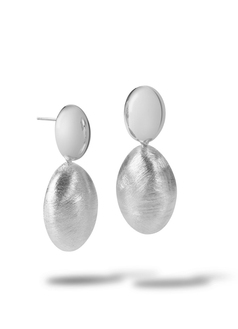 Casa Jewelry Bikkel Maxi ezüst fülbevaló