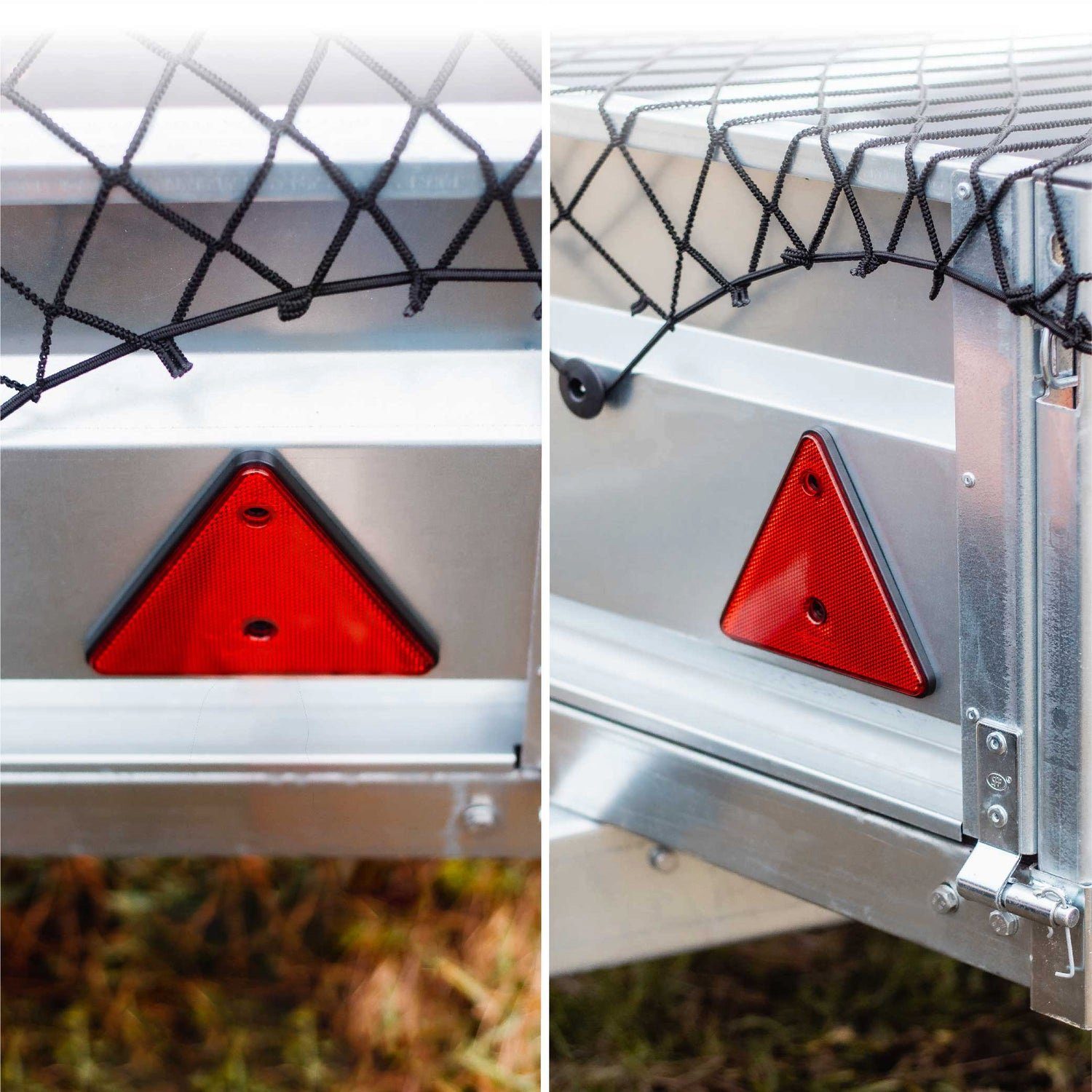 Upgrade4cars PKW-Anhänger Reflektor, 2 Stück, E24 Prüfzeichen
