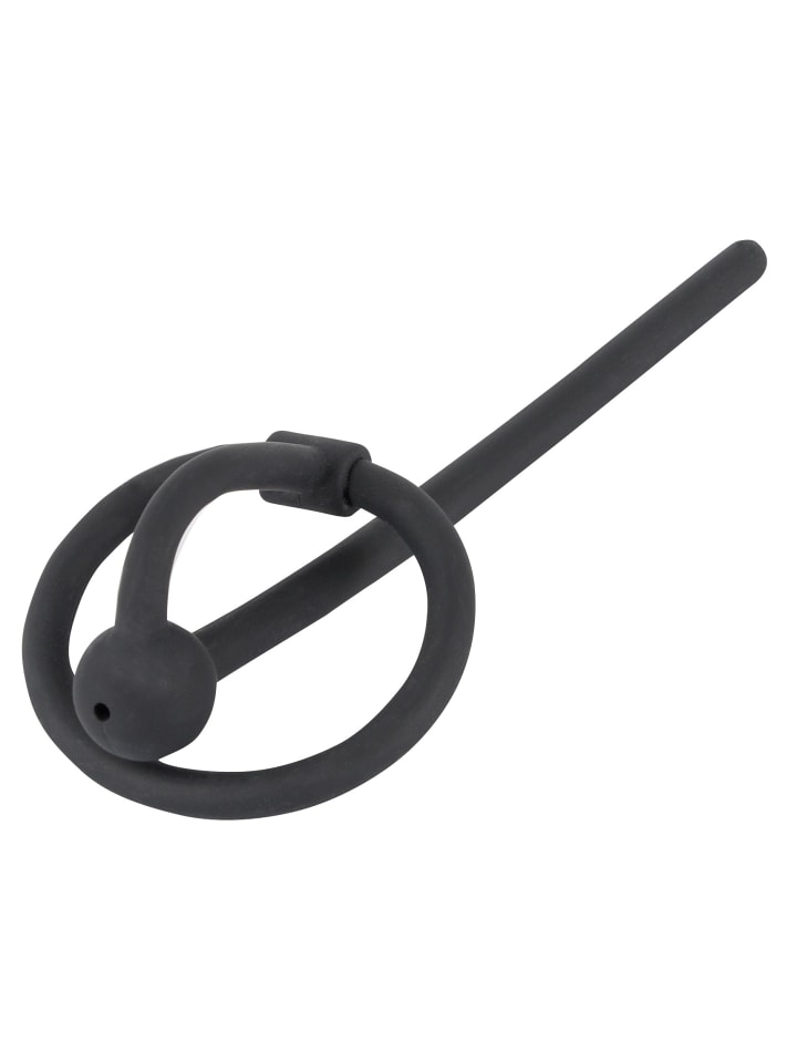 Penisplug Dilator Piss Play With Glans Ring - Hollow Ø 35mm in schwarz günstig kaufen 12