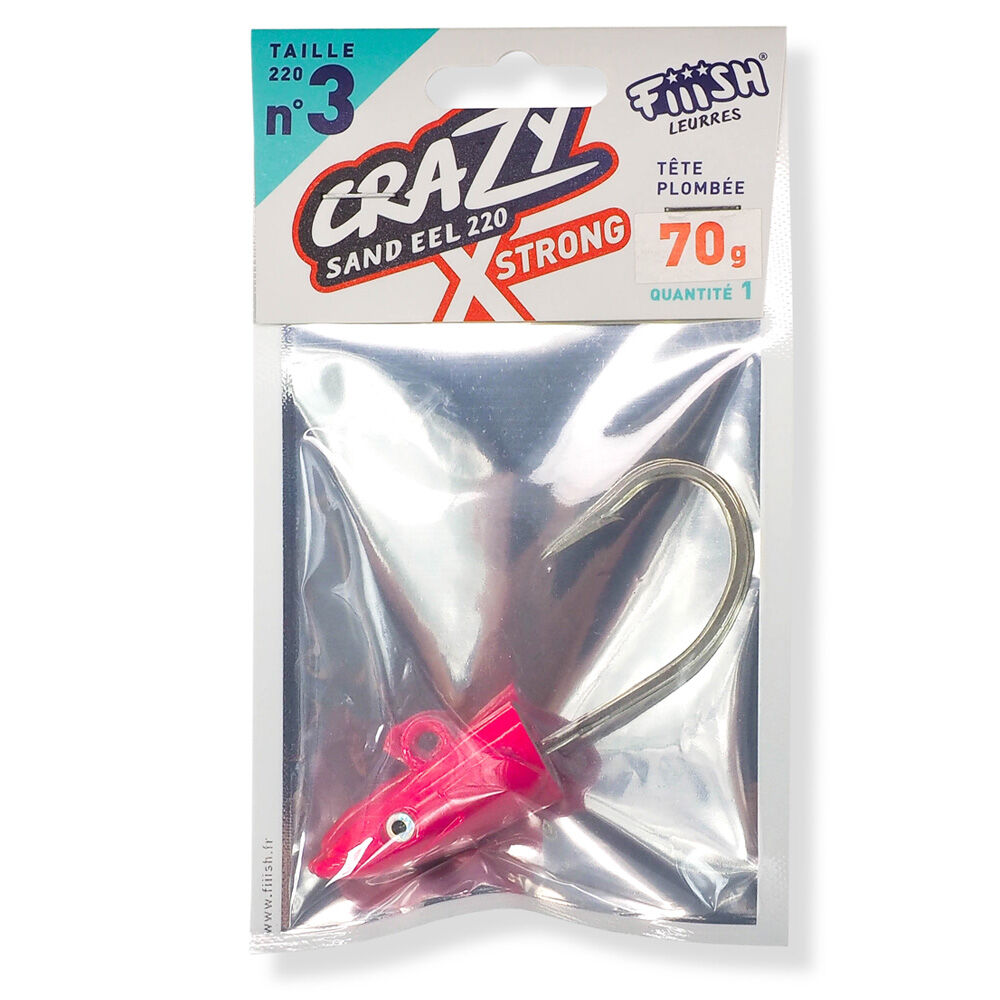 Fiiish Crazy Sand Eel 220 X-Strong 70g jigipää