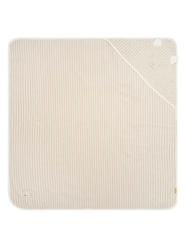 Steiff Kapuzenbadetuch in Beige - (L)36 x (B)44 cm günstig kaufen onesize
