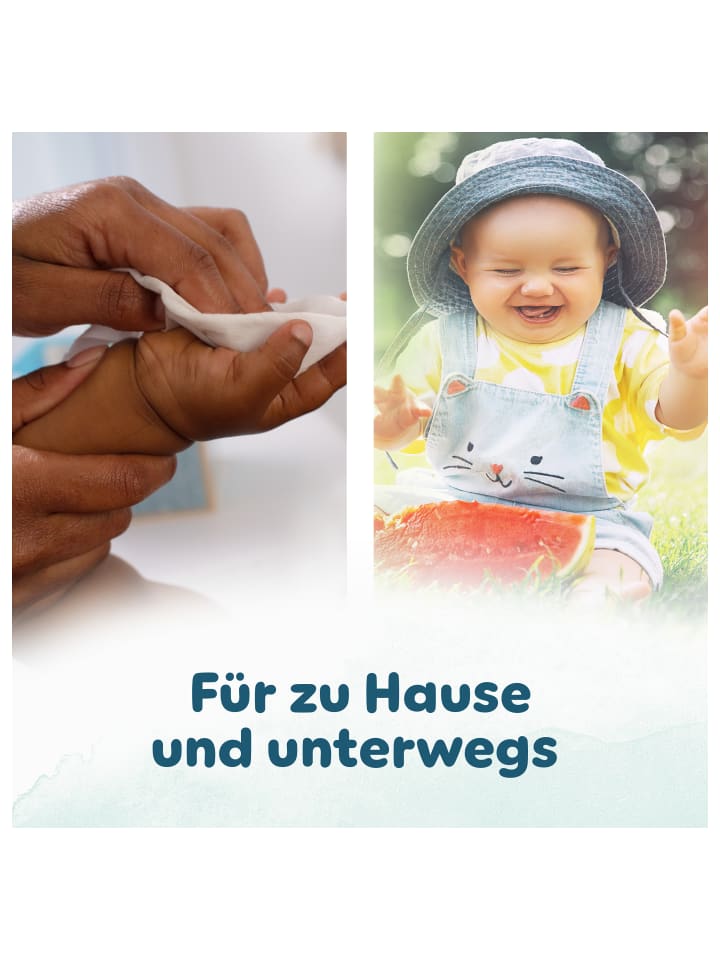 Pampers Pampers Harmonie Aqua Feuchttücher 15 Packungen = 720 Feuchttücher günstig kaufen onesize