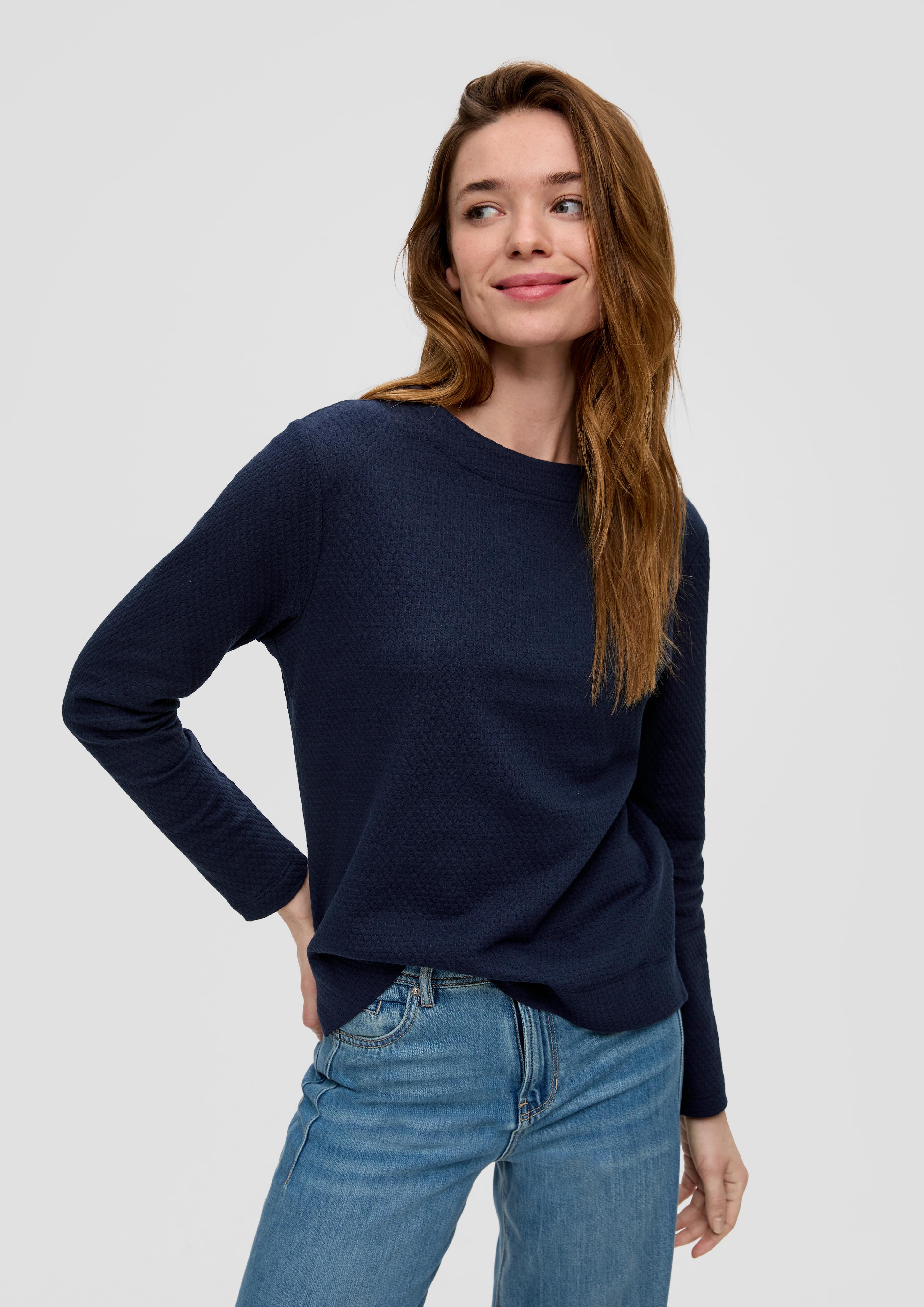 Sweatshirt mit Dobby-Struktur  2157755-5959