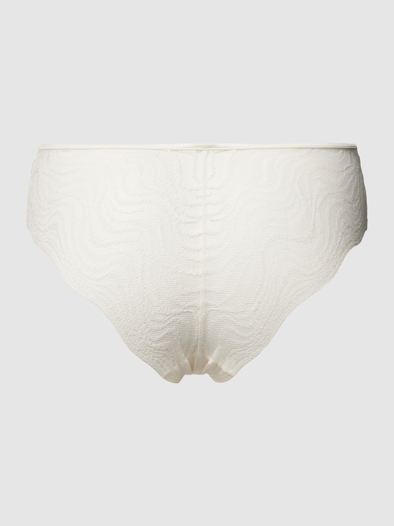 Slip mit Spitzenbesatz in offwhite