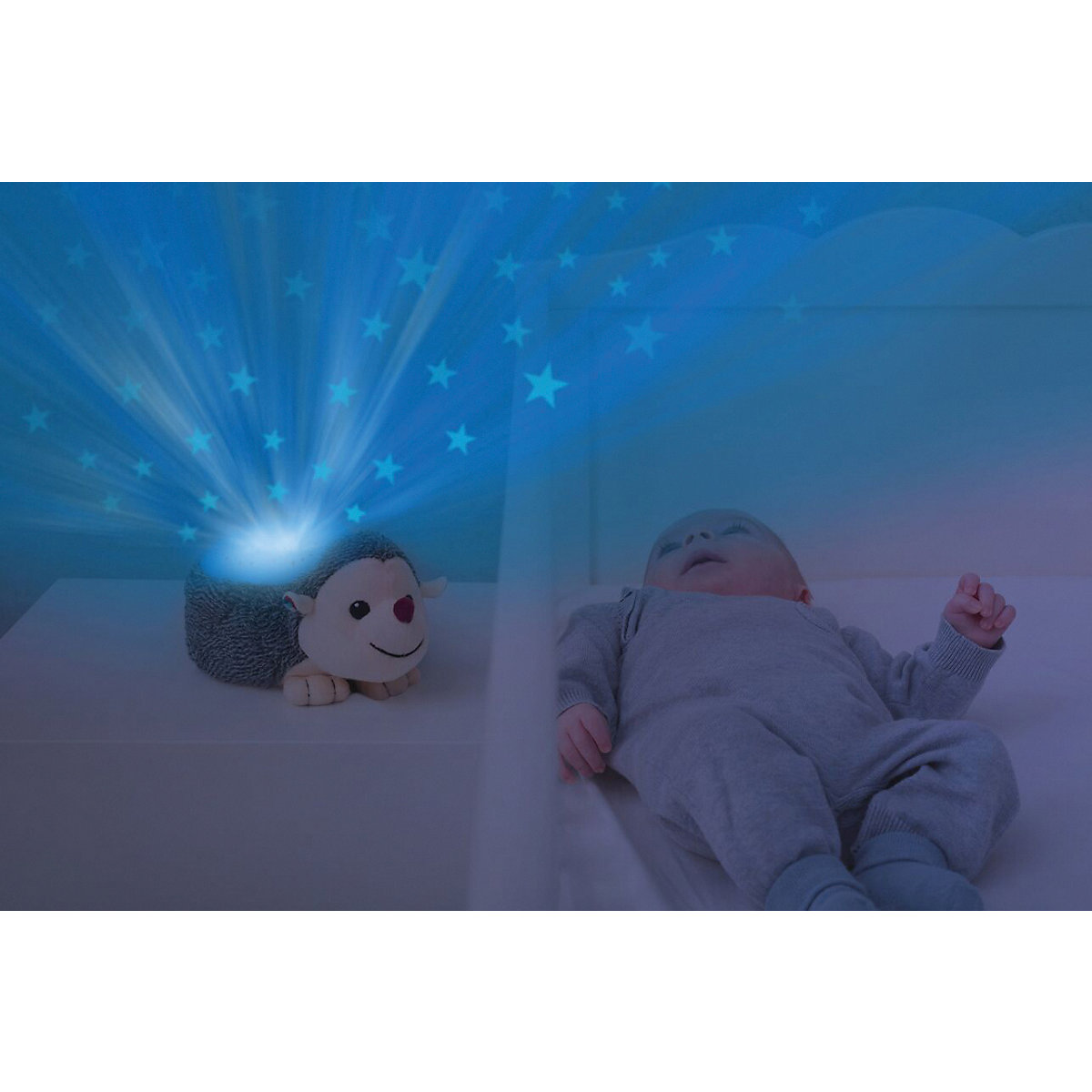 Sternenprojektor Igel Harry mit beruhigenden Sounds