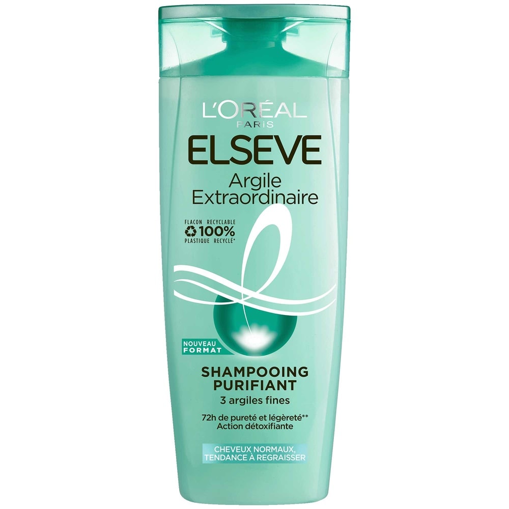 L'Oréal Paris Elseve Argile Extraordinaire ShampooingPurifiant 300ml Shampoing cheveux gras