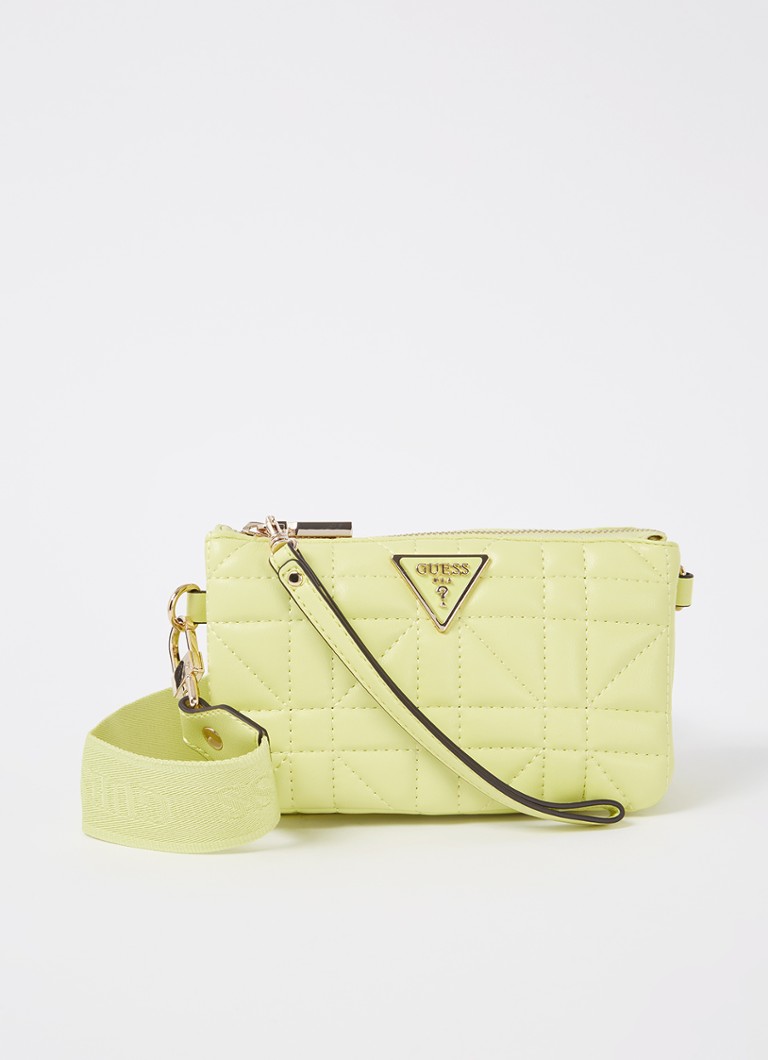 GUESS Latona mini crossbody torba s logotipom i odvojivim remenom za rame