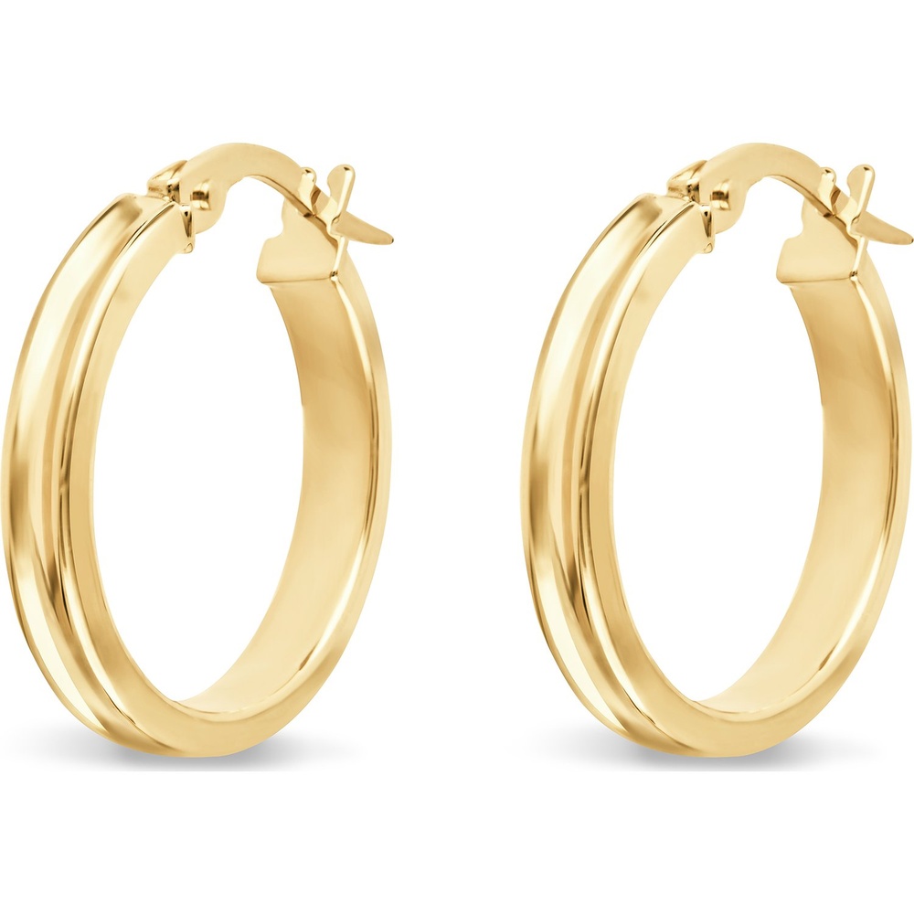 FAVS Créoles 585 Or jaune Boucles d'oreilles