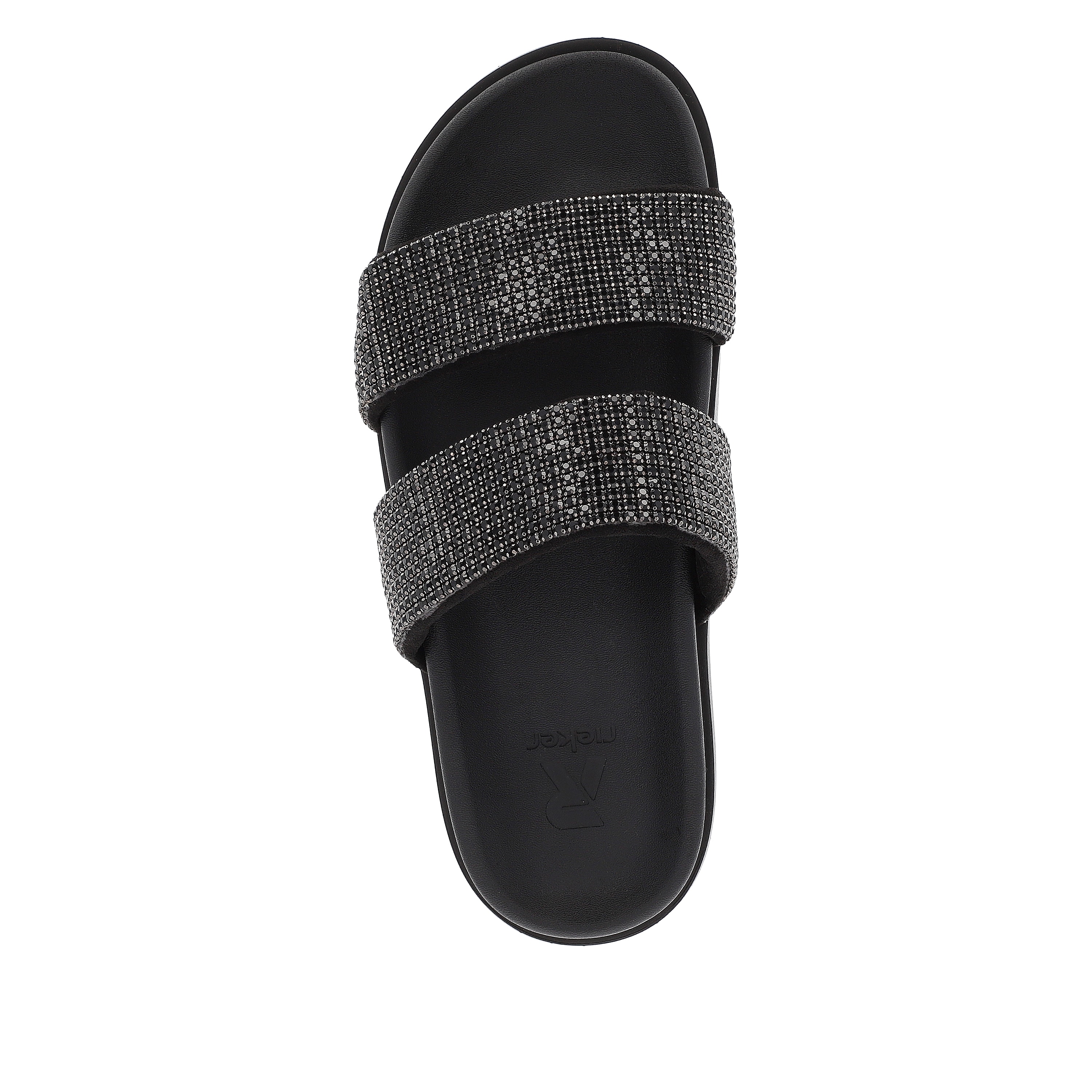 Rieker Damen Pantoletten night black