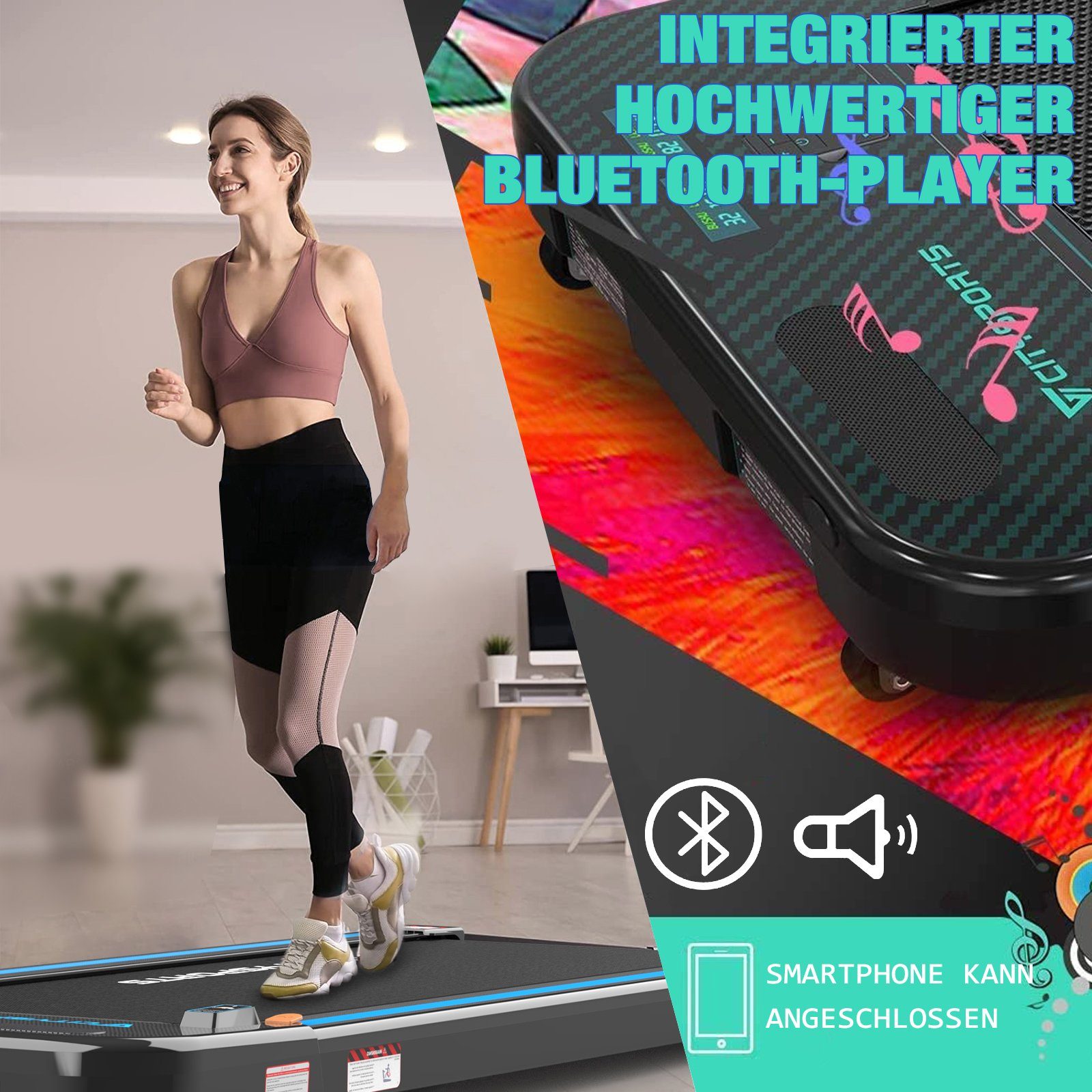 CITYSPORTS Laufband, Laufband Underdesk Treadmill Walking Jogging Pad