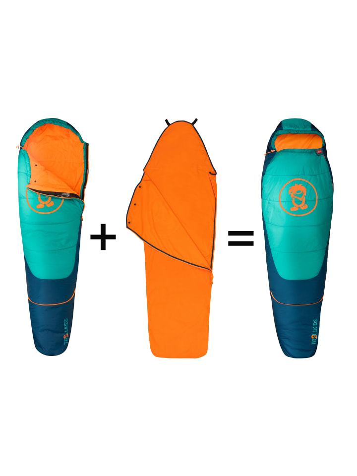 Trollkids 3in 1 Schlafsack Femund in sea green günstig kaufen onesize