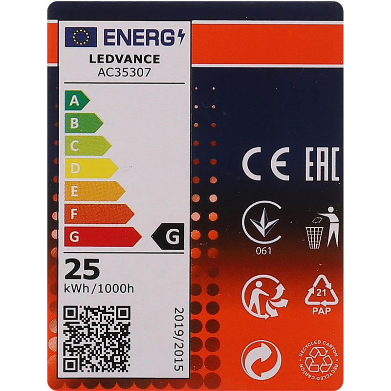 Osram Glødelampe mini 2-pk, 25 W E14 Osram