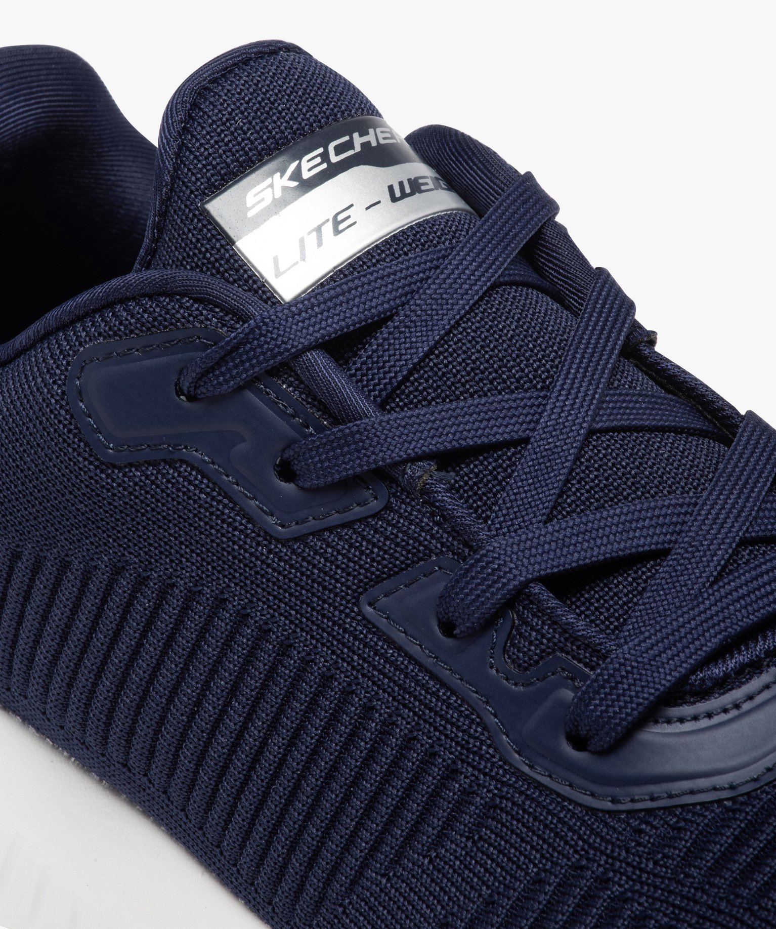 Baskets homme running en mesh uni – Skechers marine | GEMO