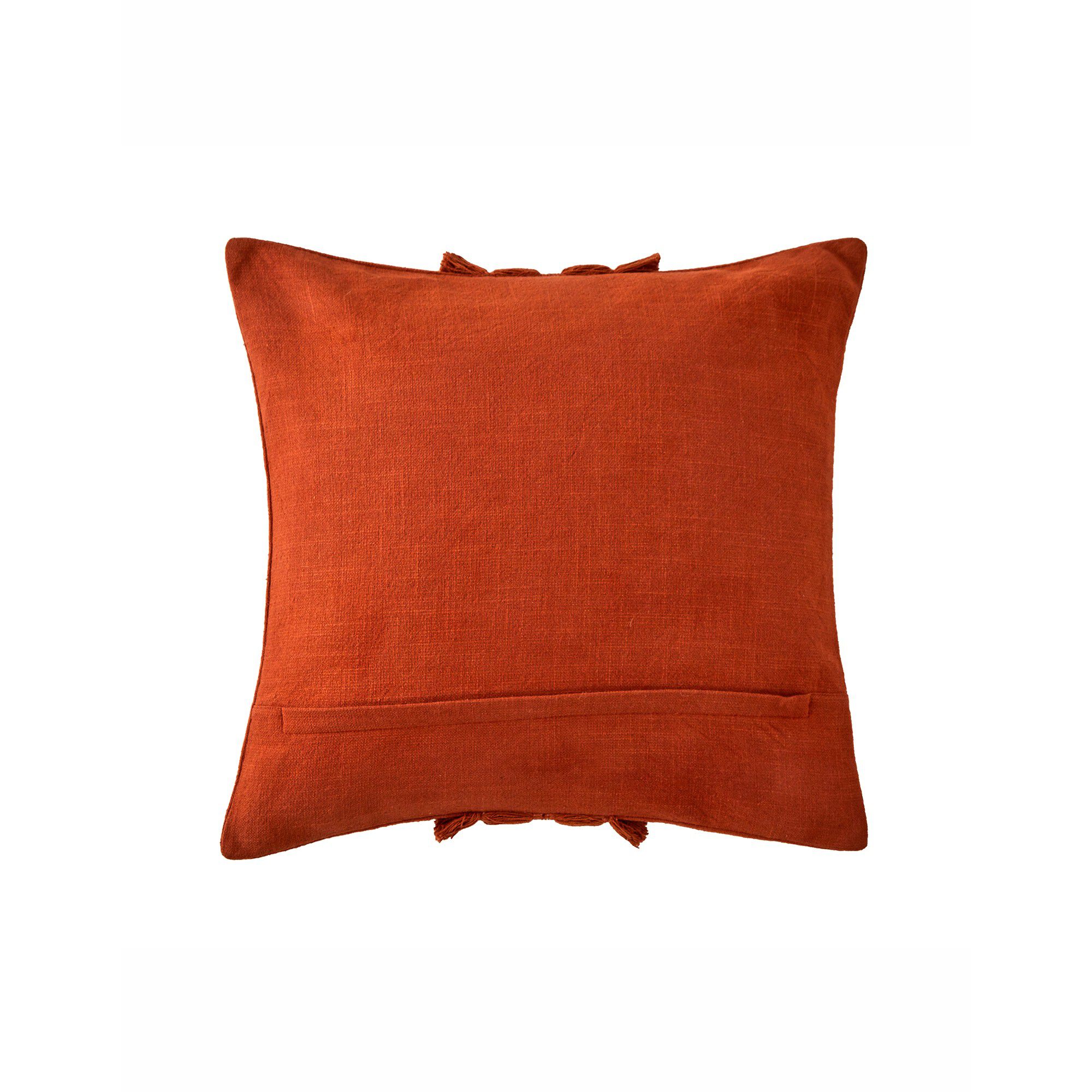 Coussin avec galon franges