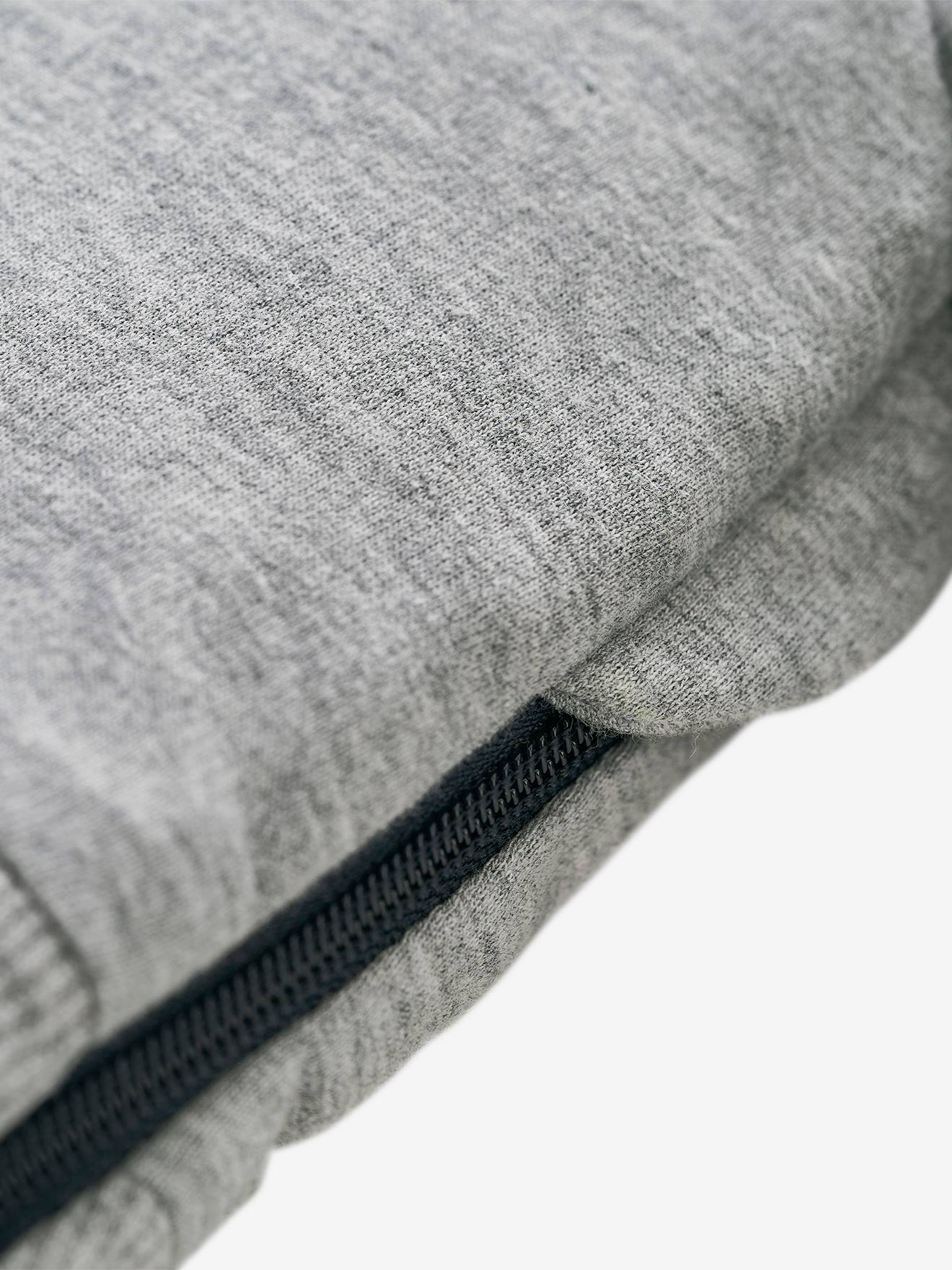 Gigoteuse manches amovibles MINI PERFECT gris chiné / bleu