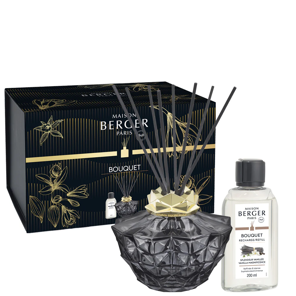Bouquet Parfumé Bouquet Box KALI Noir - Splendeur Vanillée - Parfyme Diffuser
