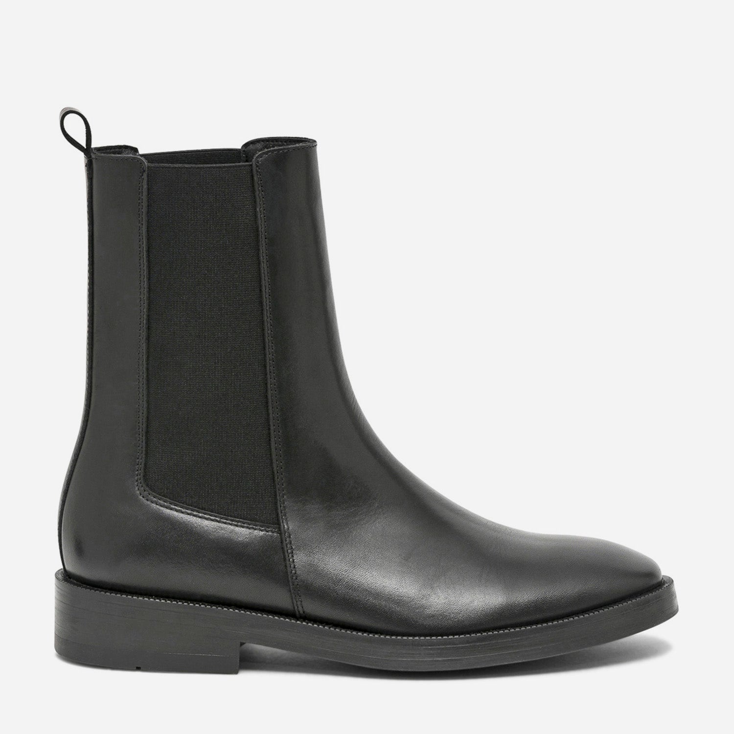 Chelsea boots noir éco-conçu en cuir