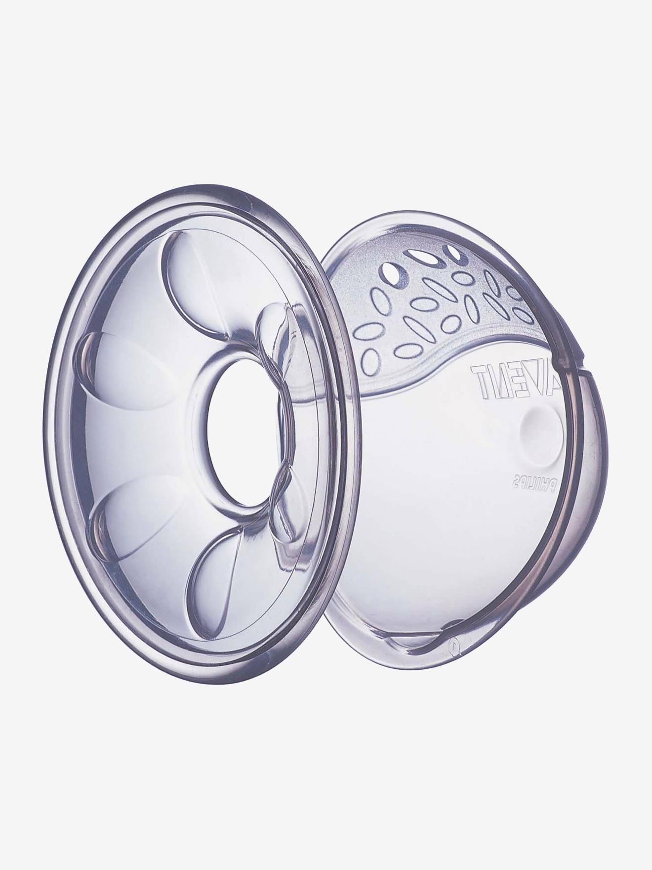 Lot de 4 coquilles d'allaitement + coussinets Philips AVENT Confort transparent