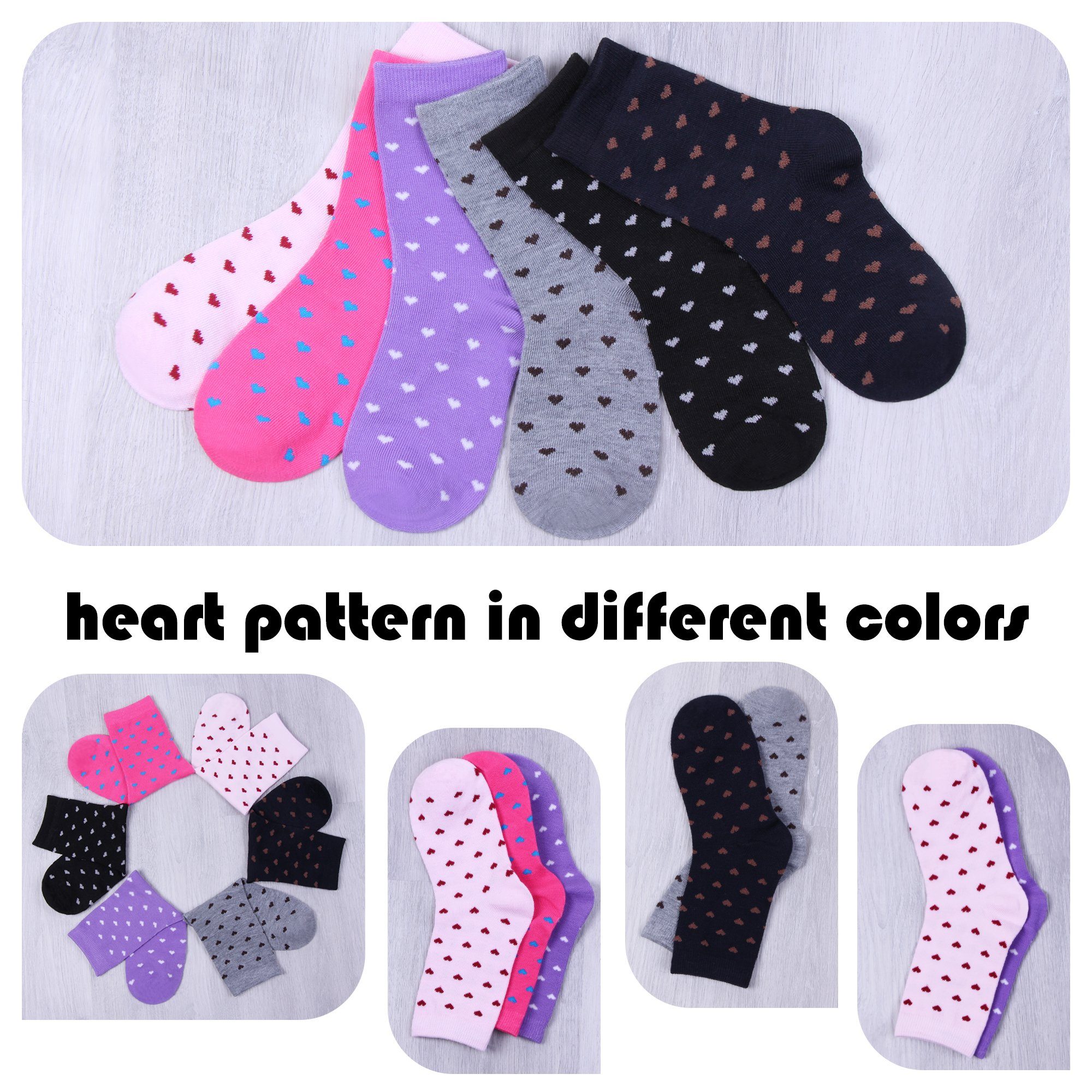L&K-II Langsocken 2803-2809 (Beutel, 10/12 Paar) Mädchen Socken aus Baumwolle