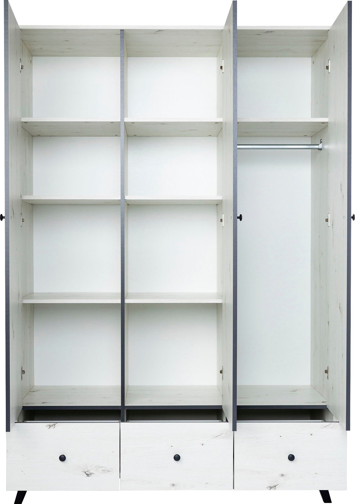 arthur berndt Kinderkleiderschrank Kleiderschrank Lavea 3-türig