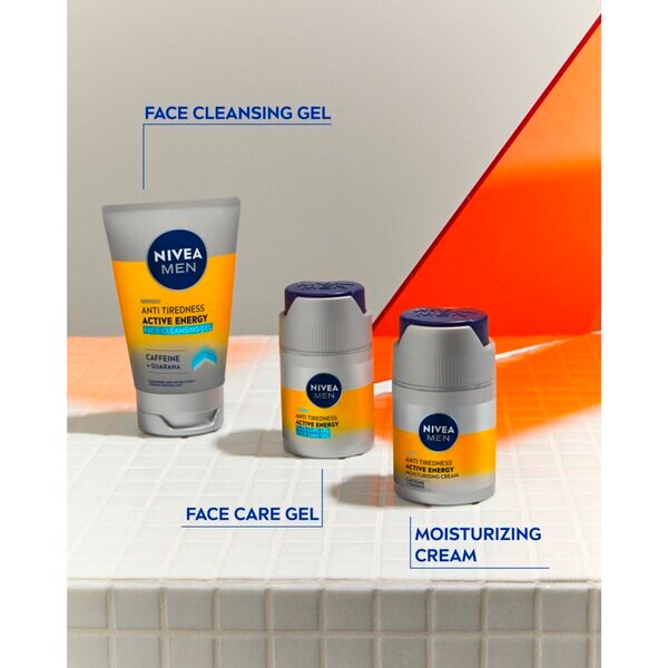 NIVEA Men Active Energy Wake-Up Face Gel 50ml