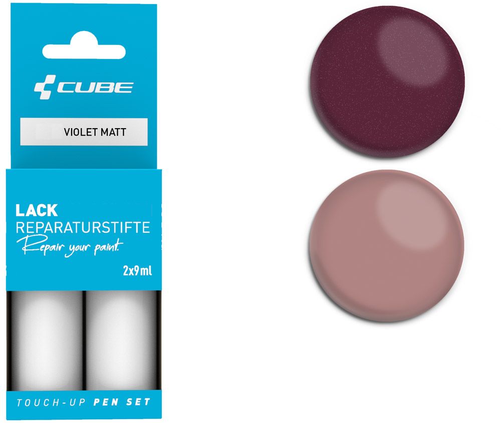 Cube Lackreparaturstift Set VIOLET matt kaufen | Bike-Discount
