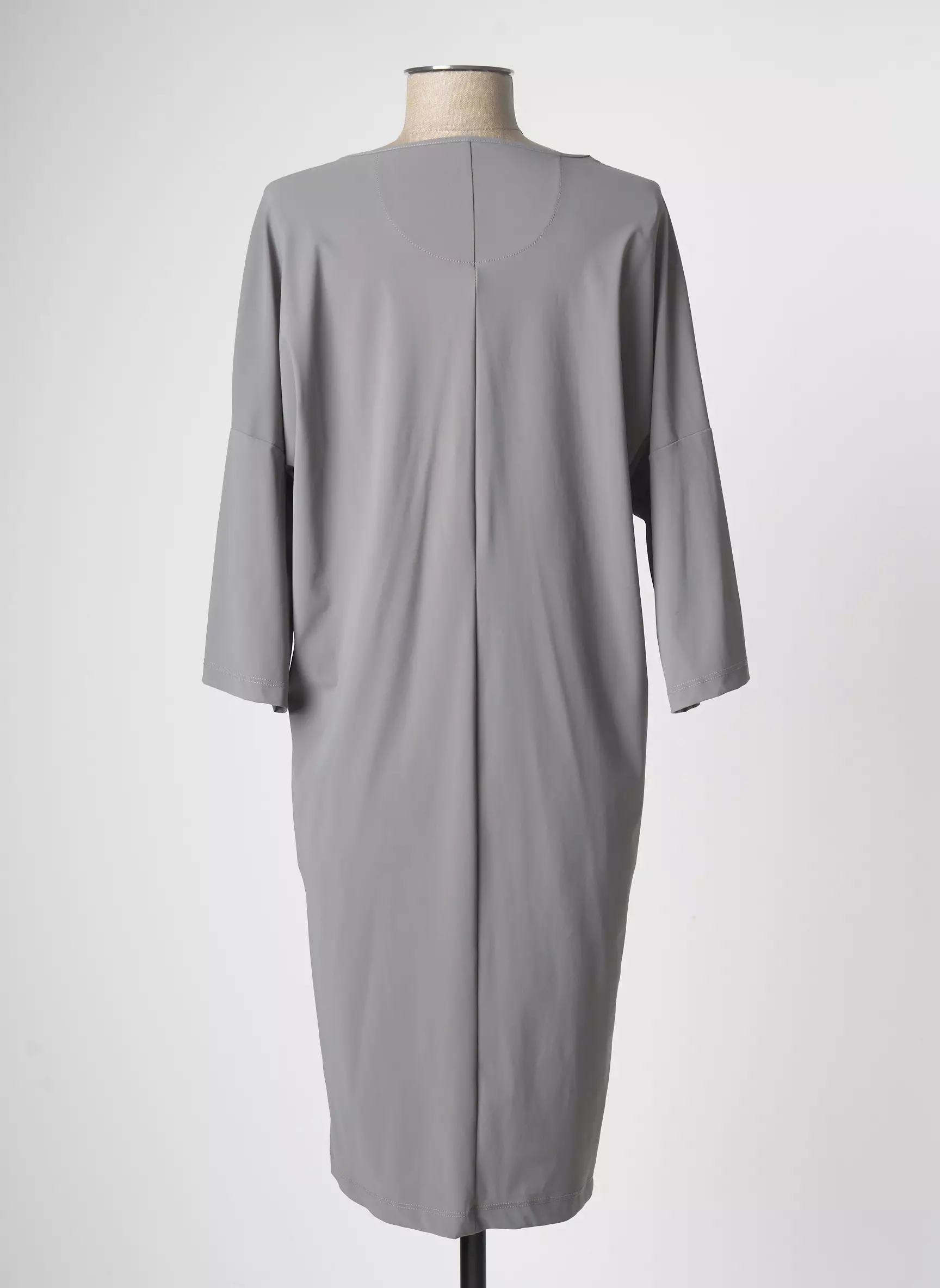Li Q Robes Mi Longues Femme couleur gris