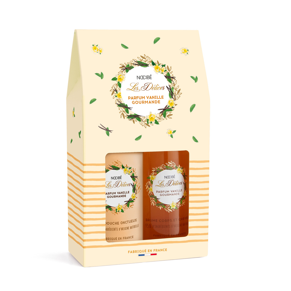 Nocibé Les Délices - Vanille Gourmande Coffret Gel Douche & Brume