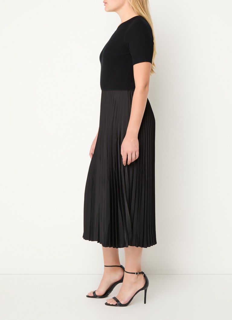 Rochie midi plisată cu model Fadri de la HUGO BOSS