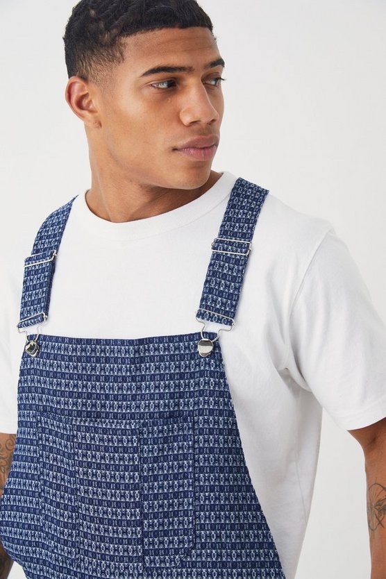Lockere Denim-Latzhose