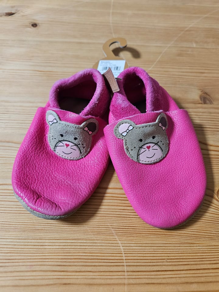 Sterntaler Leder-Krabbelschuhe in Pink günstig kaufen 22