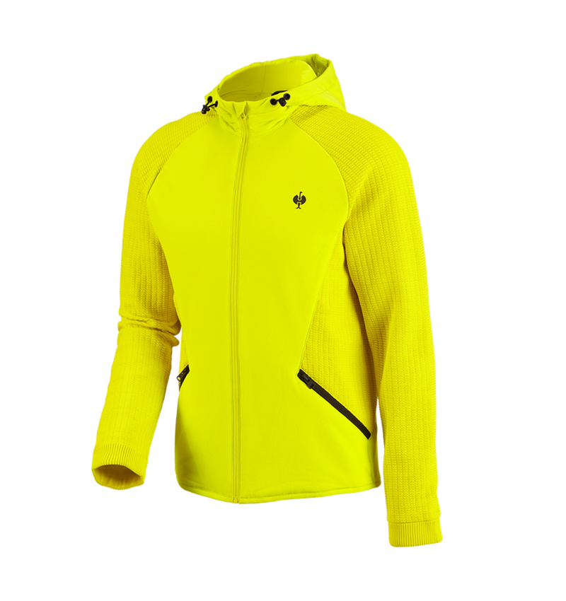 Hybrid Kapuzenstrickjacke e.s.trail