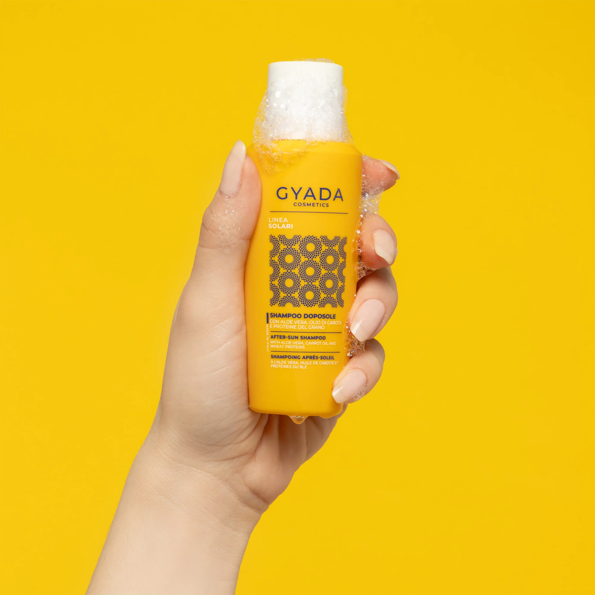Champú Solari para después del sol - Champú con protección solar, tratamiento capilar con protección solar