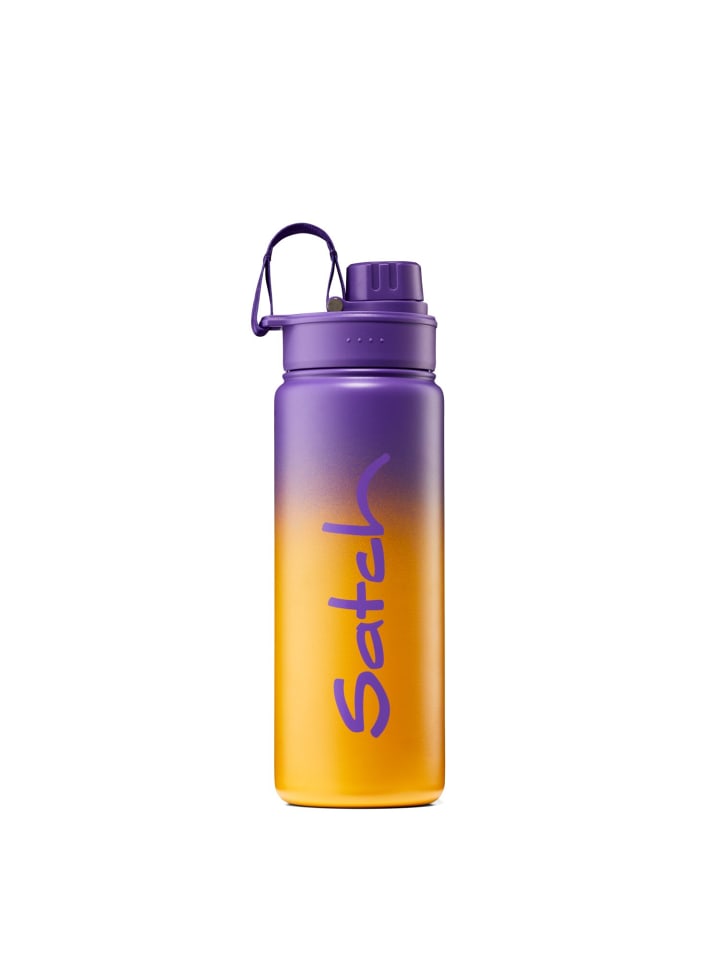 Satch Edelstahl Trinkflasche 0,5 l Purple Graffiti in lila/gelb günstig kaufen onesize