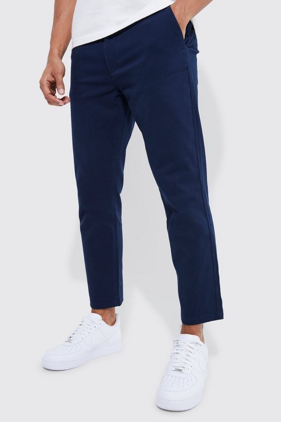 Kurze Slim-Fit Chino-Hose